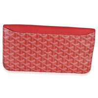 Goyard Red ine Canvas Sainte Marie Clutch Handbag 4