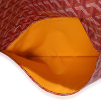 Goyard Red ine Canvas Sainte Marie Clutch Handbag 8