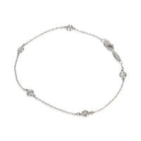Tiffany & Co. Platinum Diamond Elsa Peretti Diamond By The Yard Bracelet sv