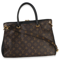 Louis Vuitton Black Monogram Canvas Pallas Tote MM Handbag 4