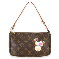 Louis Vuitton x Takashi Murakami Monogram Canvas Panda Pochette Accessoires Handbag id