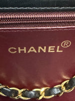Chanel Vintage 24k Black Quilted Lambskin Full Flap Bag Handbag ad2
