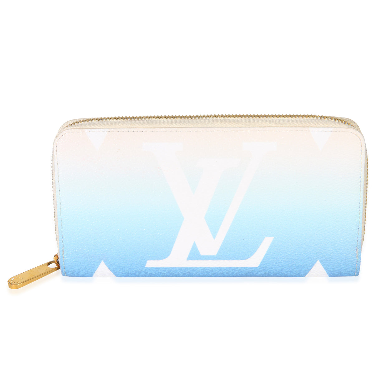 Louis Vuitton Blue Giant Monogram Canvas By The Pool Zippy Wallet Handbag id