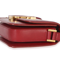 Saint Laurent Red Smooth Calfskin Monogram Small Solferino Satchel Handbag 6