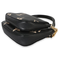 Louis Vuitton Beige Black Monogram Empreinte Multi Pochette Accessoires Handbag 6