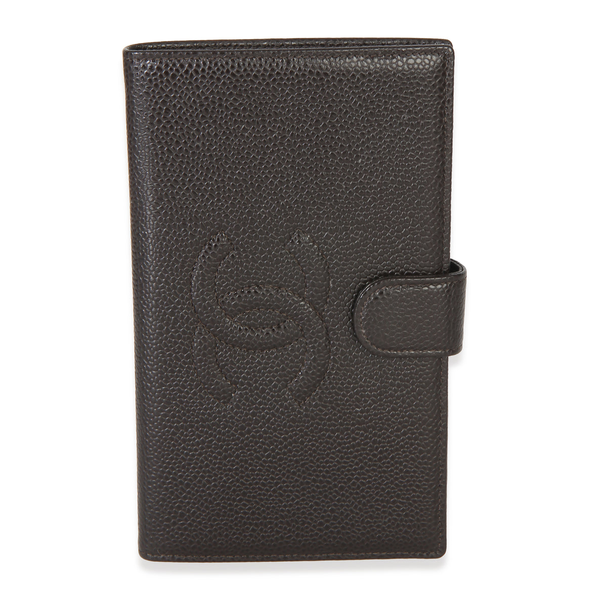 Chanel Brown Caviar Timeless CC French Wallet Wallet id