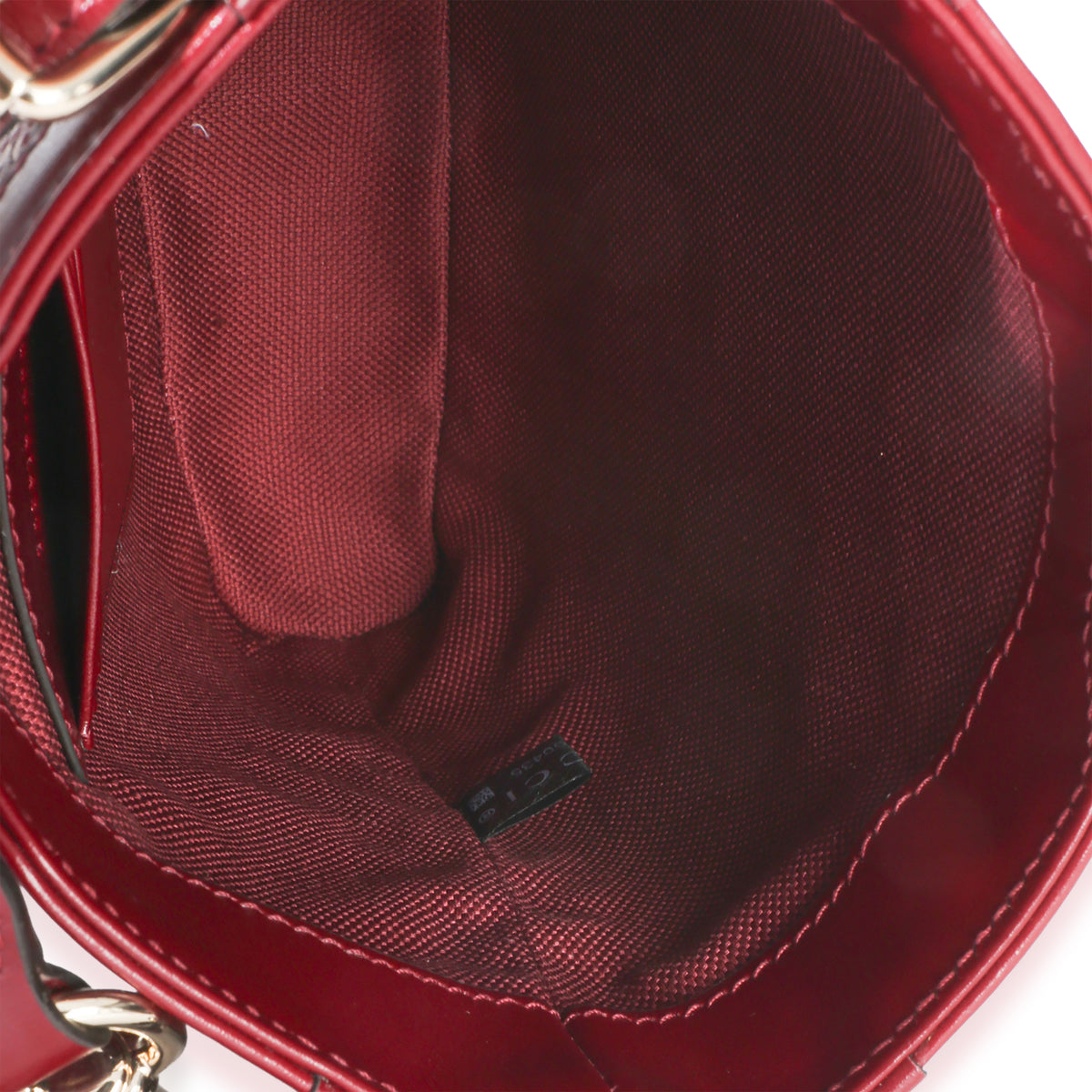 Gucci Red Multicolor GG Monogram Grained Calfskin Mini Shadow Bucket Bag Handbag 9