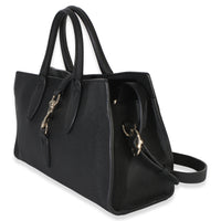 Gucci Black Pebbled Calfskin Medium Jackie Tote Bag Handbag 2