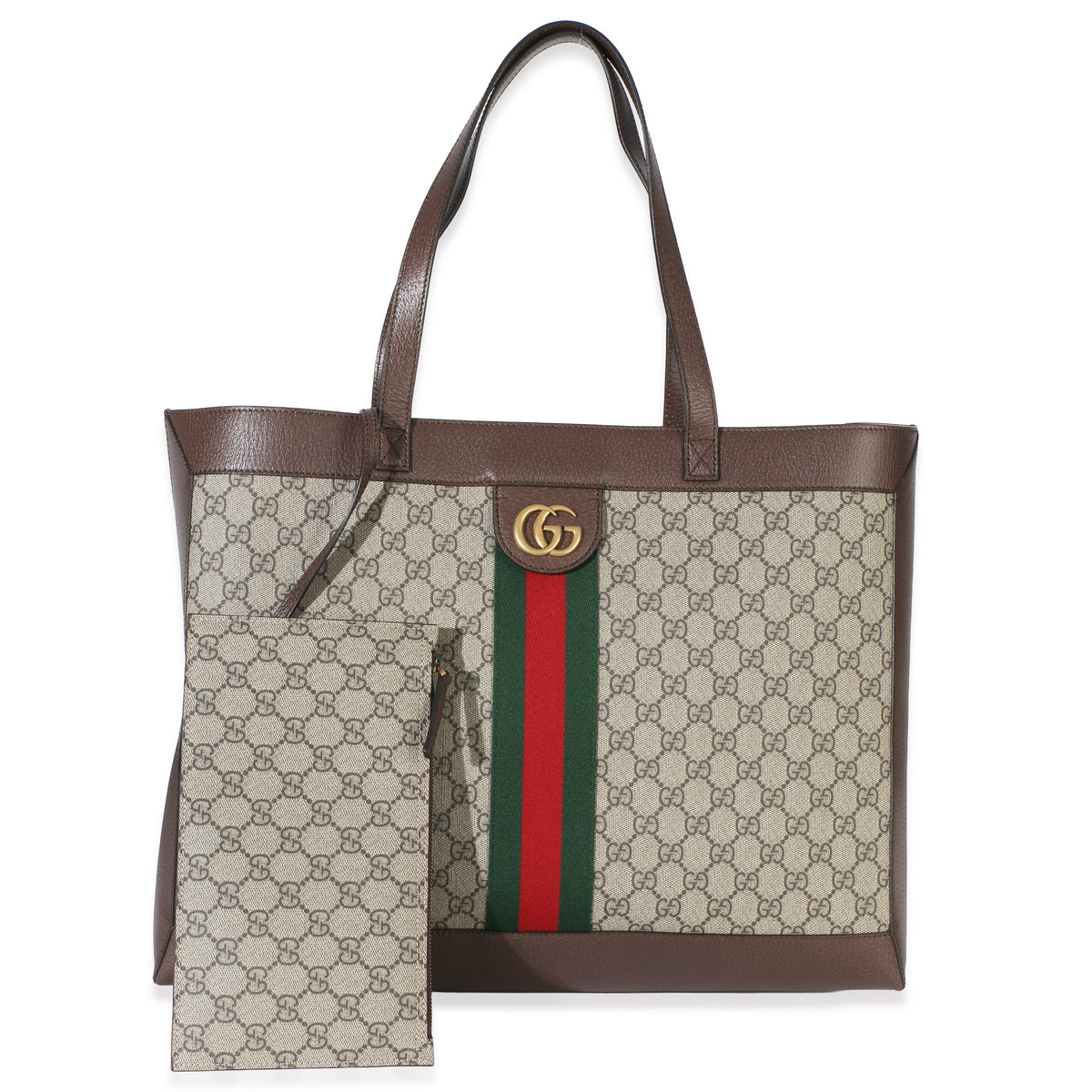 Gucci Beige GG Supreme Canvas Medium Ophidia Soft Tote Handbag id