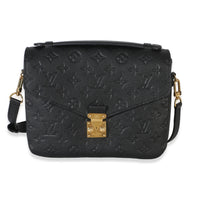Louis Vuitton Black Monogram Empreinte Pochette Metis Handbag id