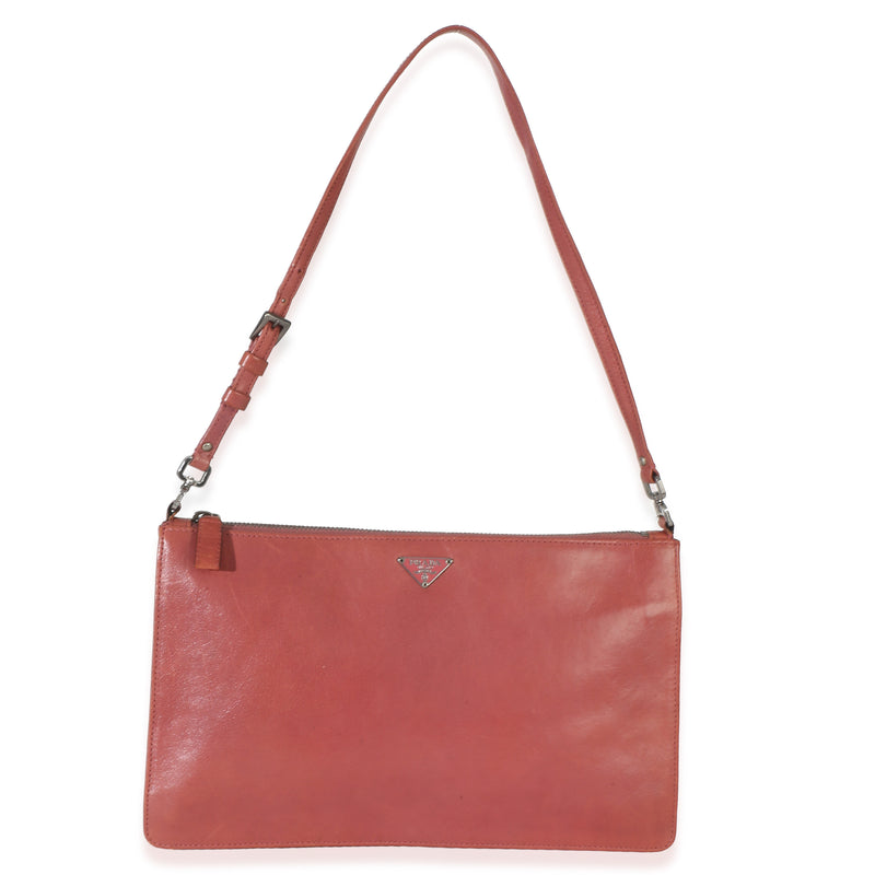 Prada Vintage Pink Bufalino Chic Pochette Handbag id