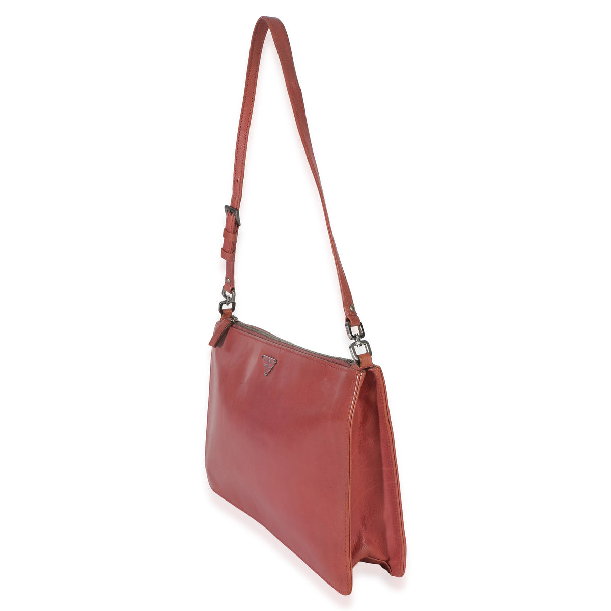 Prada Vintage Pink Bufalino Chic Pochette Handbag 2