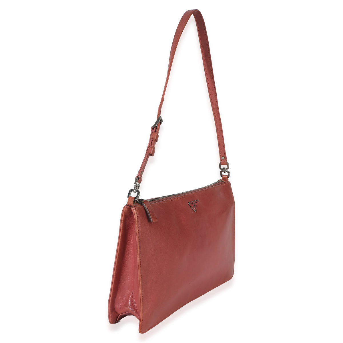 Prada Vintage Pink Bufalino Chic Pochette Handbag 3