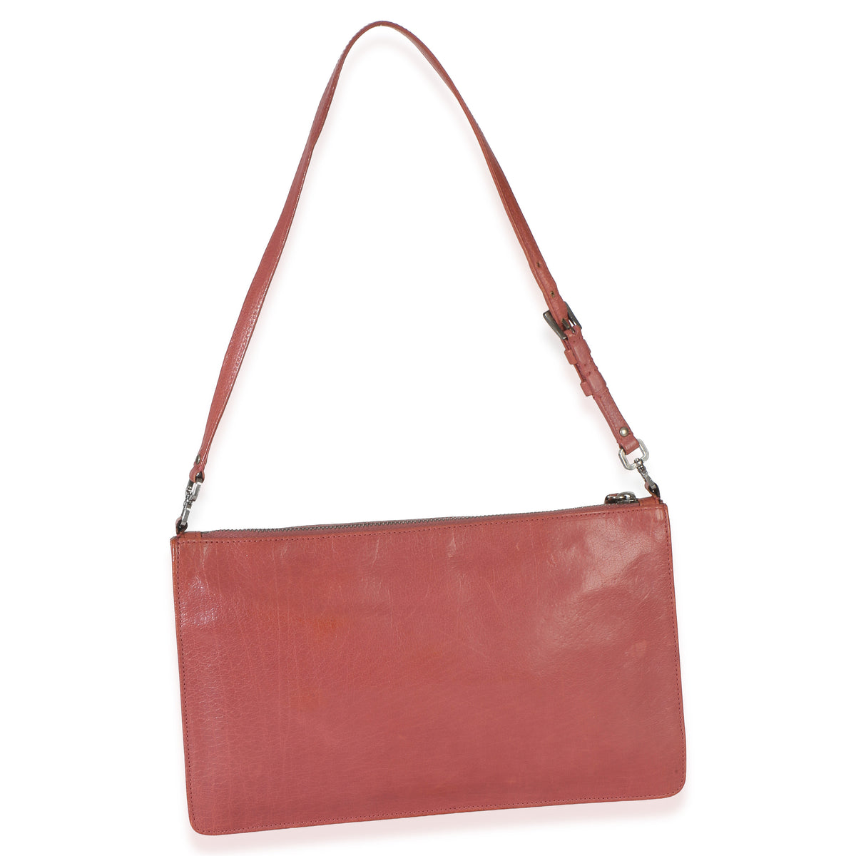 Prada Vintage Pink Bufalino Chic Pochette Handbag 4