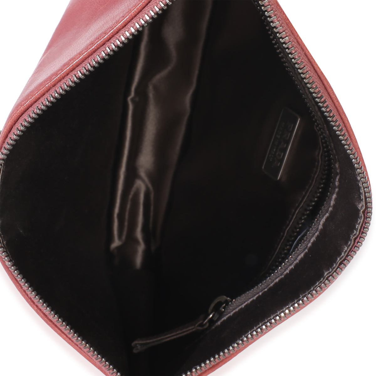 Prada Vintage Pink Bufalino Chic Pochette Handbag 8