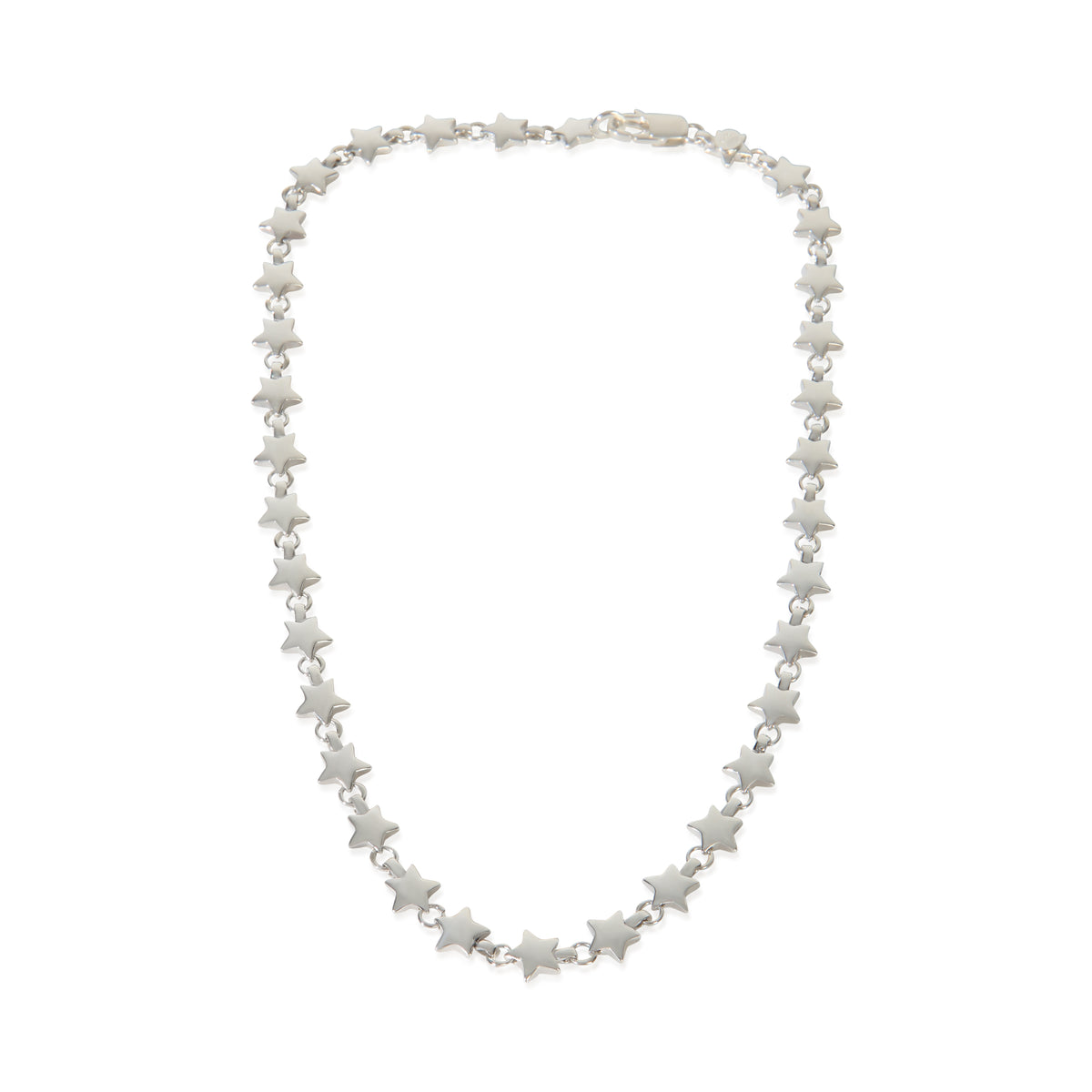 Tiffany & Co. Sterling Silver  Star Necklace pv