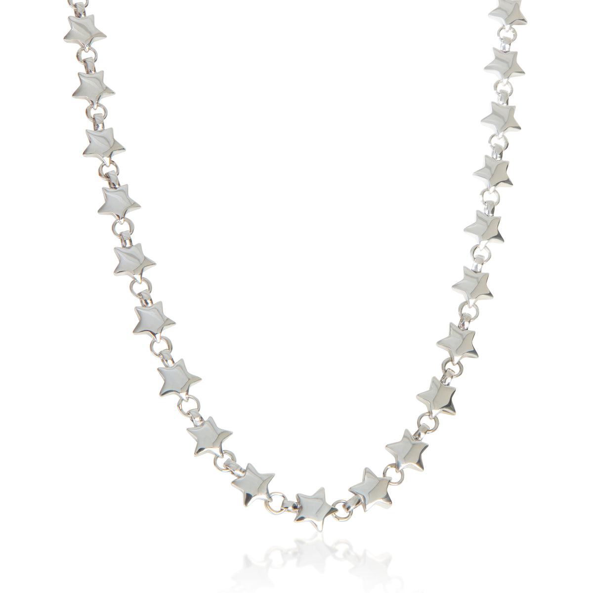 Tiffany & Co. Sterling Silver  Star Necklace fv
