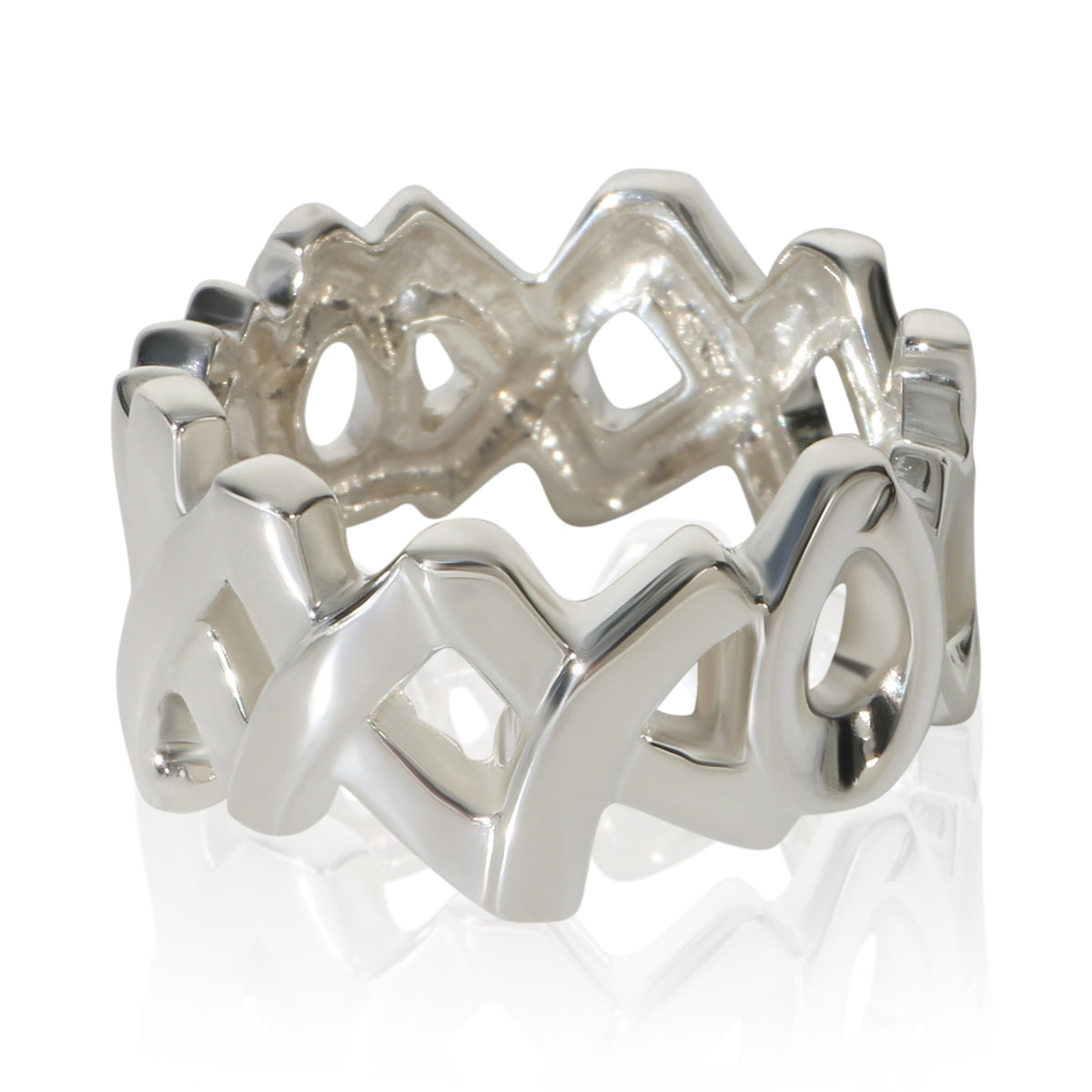 Tiffany & Co. Sterling Silver  Paloma Picasso Vintage XO Ring sv