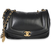 Chanel Black Lambskin Medium Simply Flap Bag Handbag 5
