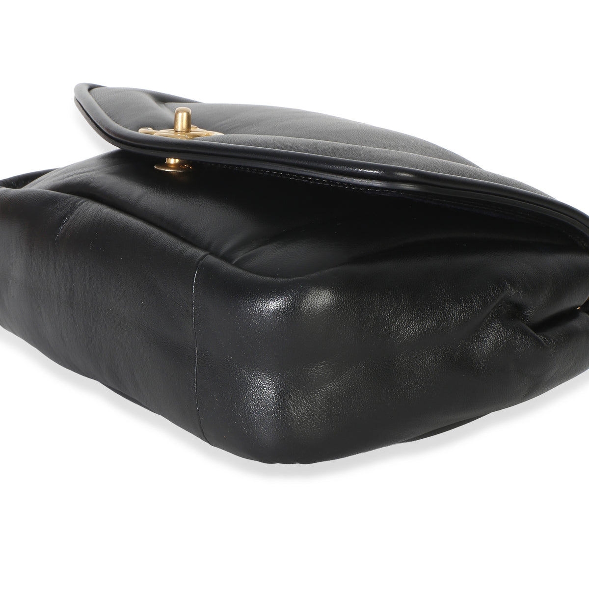 Chanel Black Lambskin Medium Simply Flap Bag Handbag 7