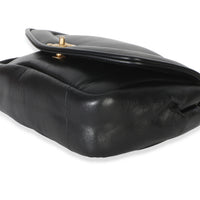 Chanel Black Lambskin Medium Simply Flap Bag Handbag 7