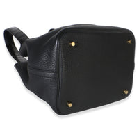 Hermès Black Clemence Matte Alligator Touch Picotin Lock 22 GHW Handbag 7