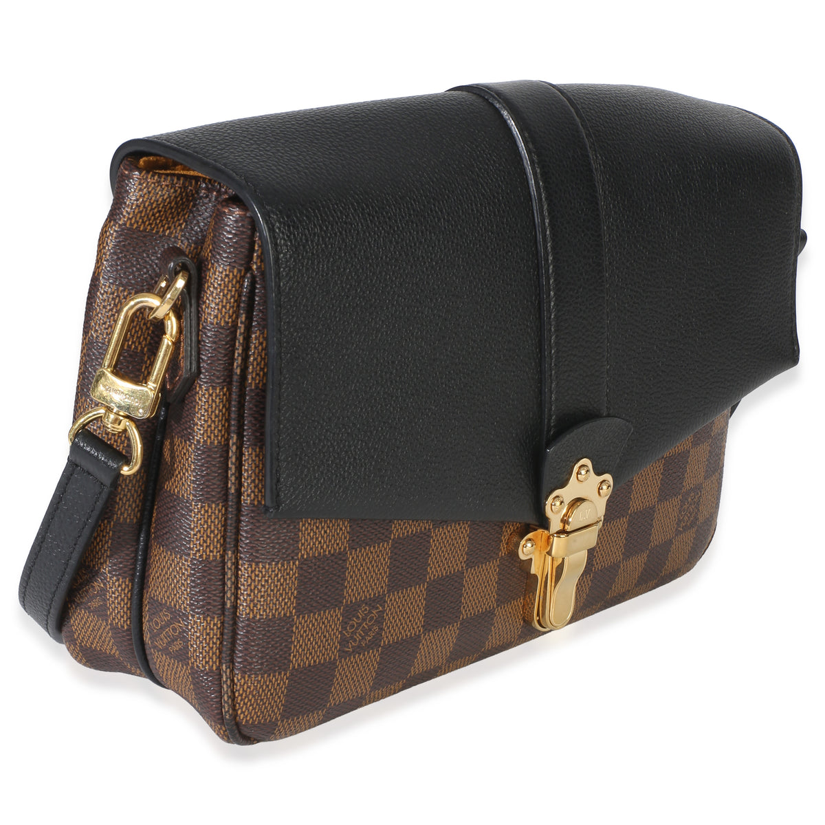 Louis Vuitton Black Damier Ebene Canvas Clapton PM Handbag 3