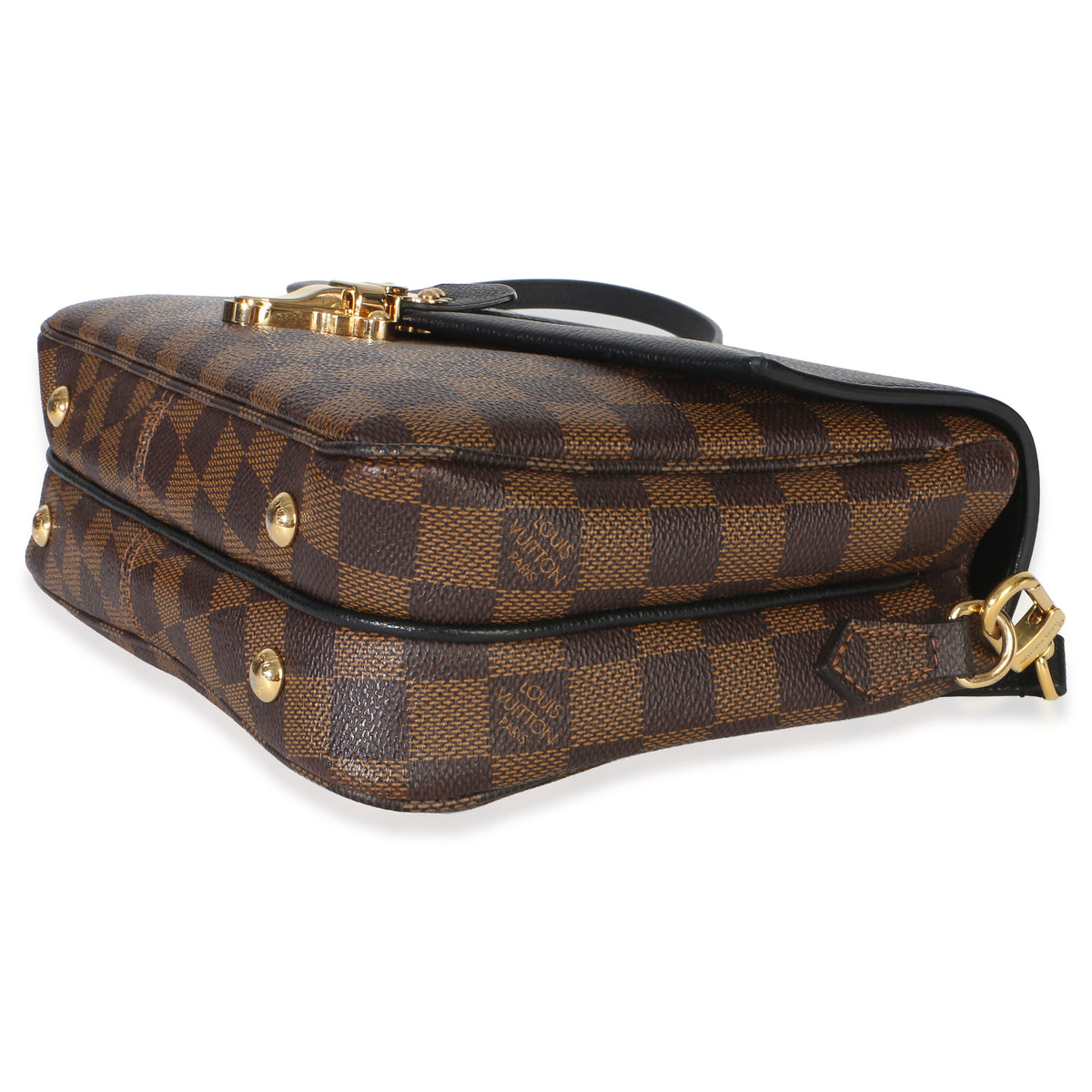 Louis Vuitton Black Damier Ebene Canvas Clapton PM Handbag 6