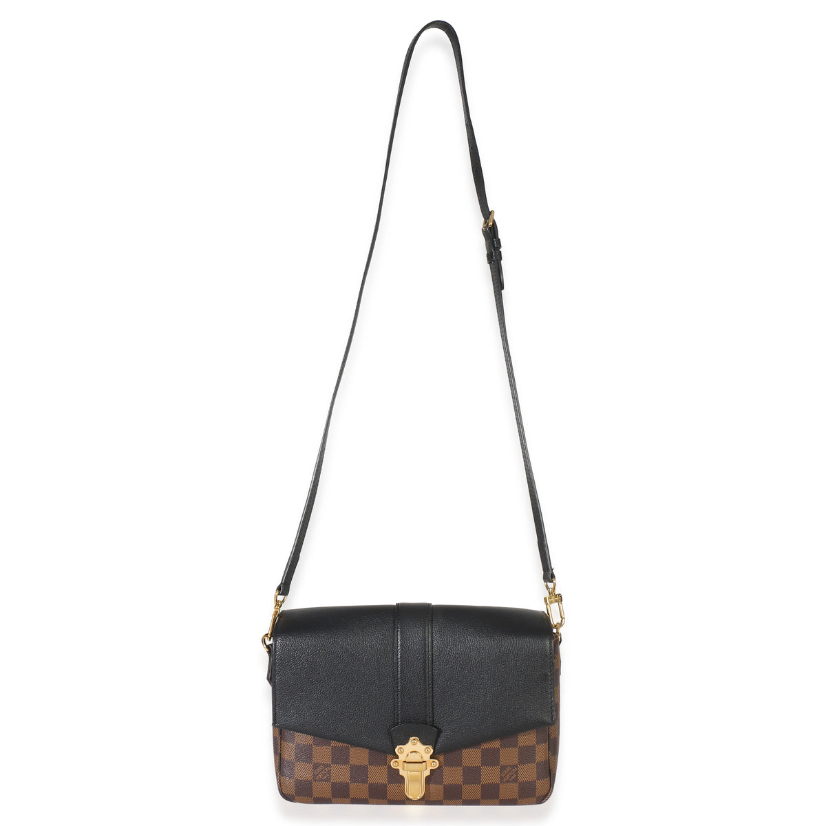 Louis Vuitton Black Damier Ebene Canvas Clapton PM Handbag 8