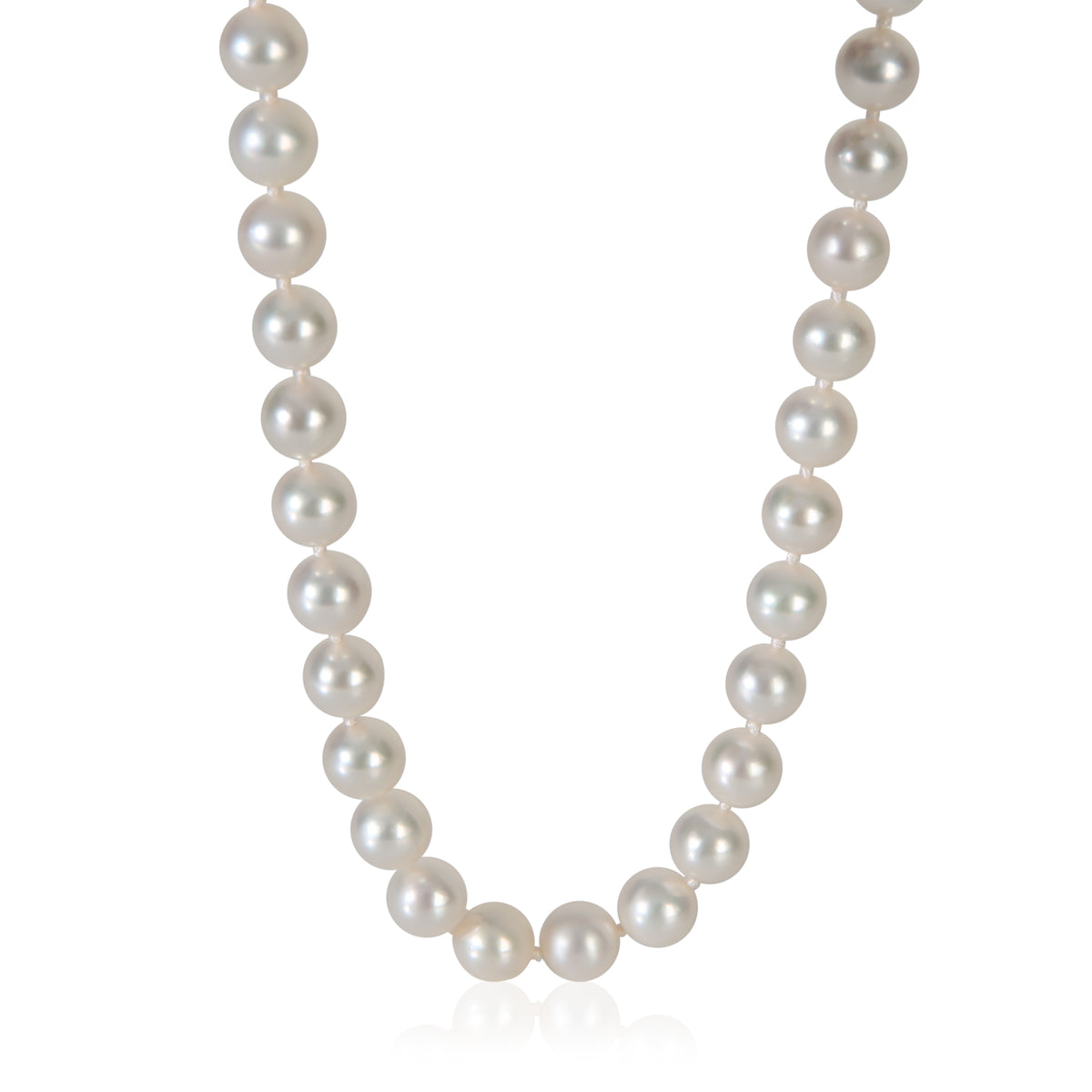 Tiffany & Co. White Gold Pearl Essential Necklace fv