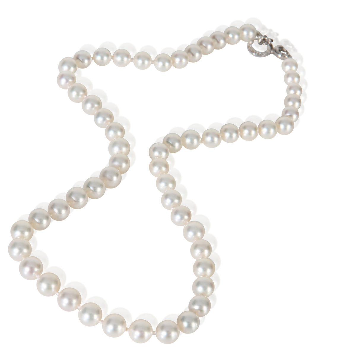Tiffany & Co. White Gold Pearl Essential Necklace pv