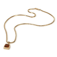 Cartier Yellow Gold Citrine Dona Necklace pv