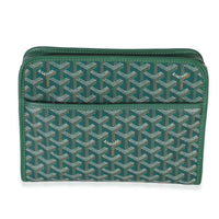 Goyard Green ine Canvas Jouvence Toiletry MM Handbag id