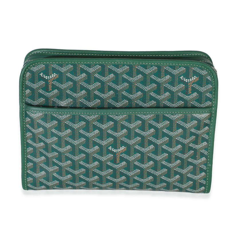 Goyard Green ine Canvas Jouvence Toiletry MM Handbag id