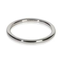 Tiffany & Co. Platinum  1.6mm Round Band sv