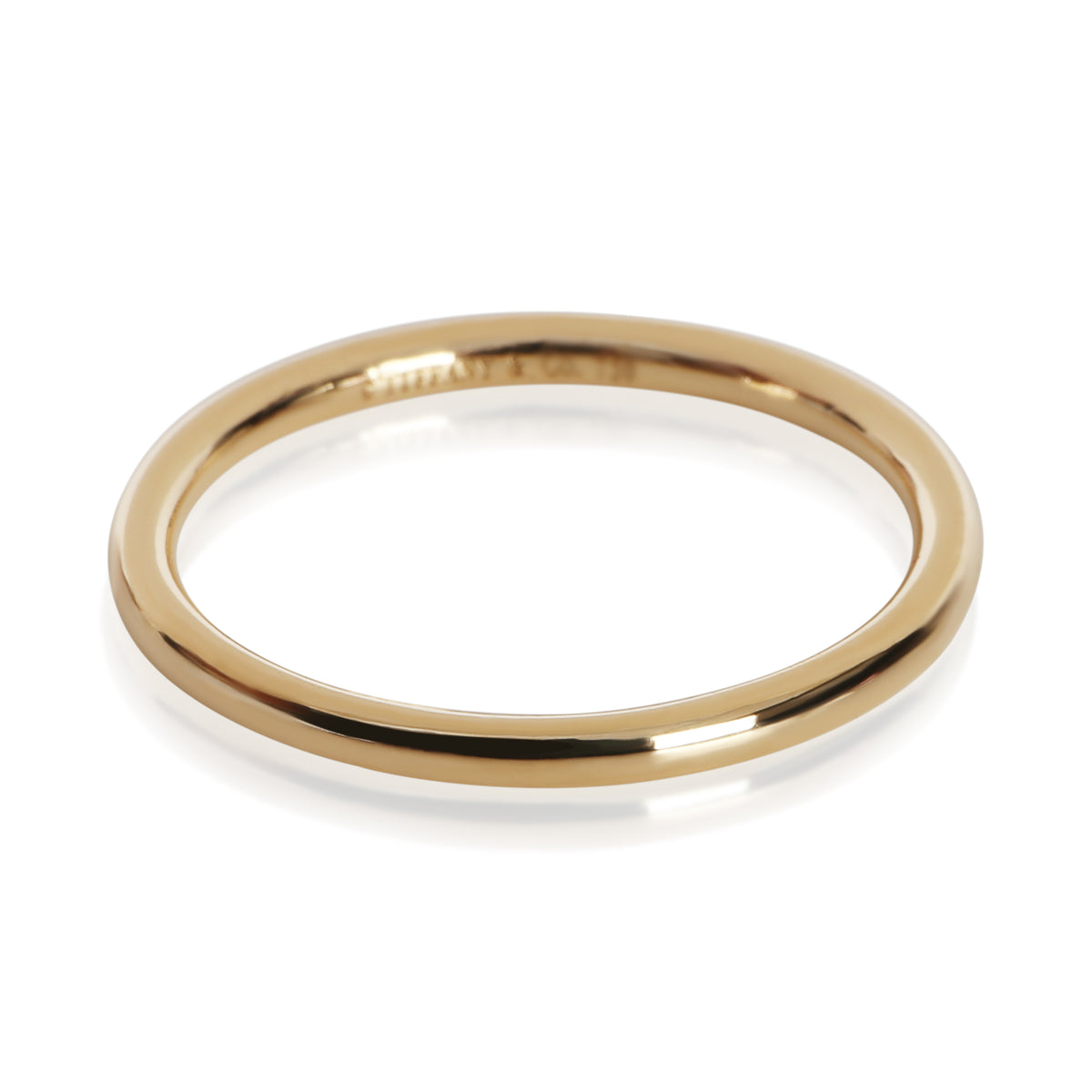 Tiffany & Co. Yellow Gold  1.6mm Round Band fv