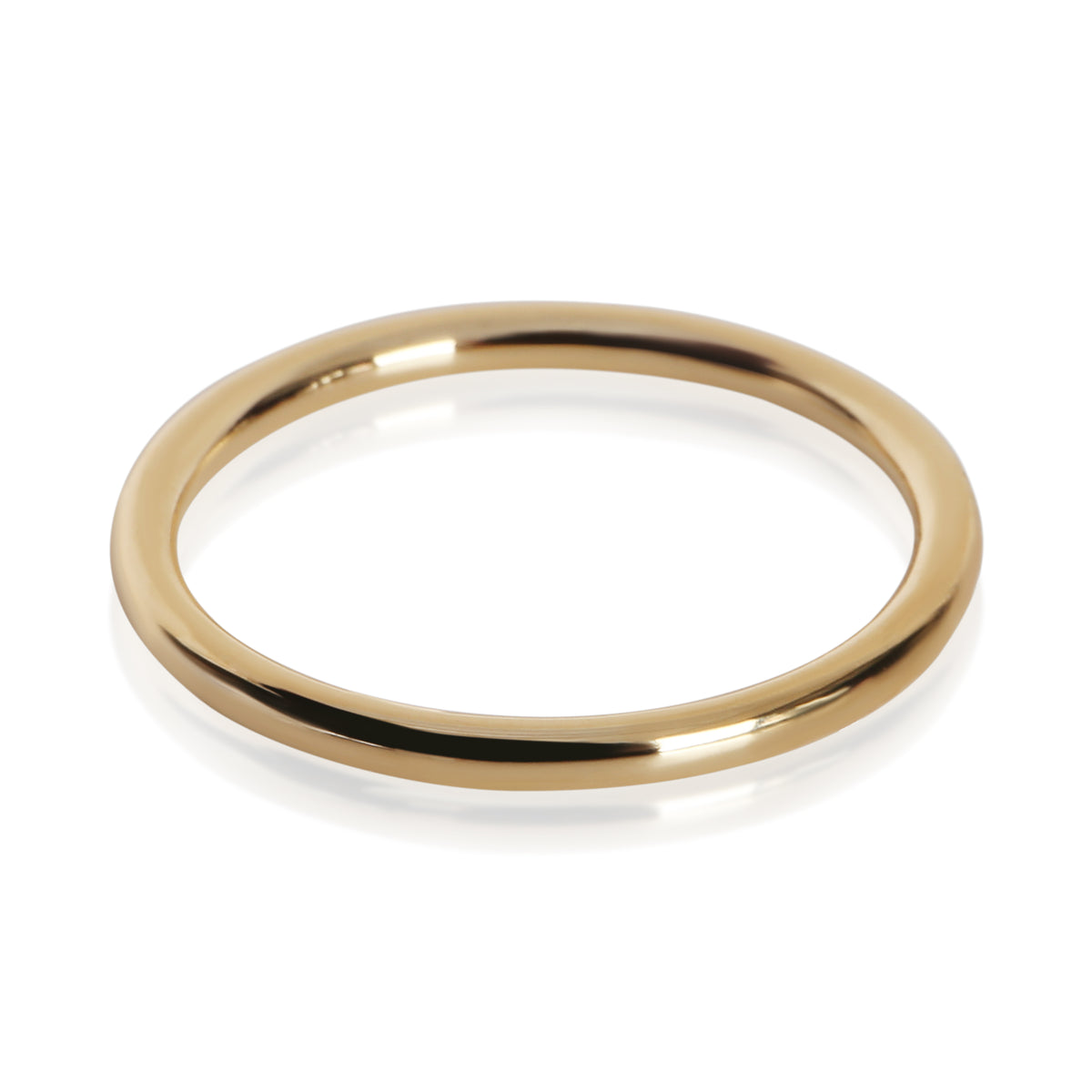 Tiffany & Co. Yellow Gold  1.6mm Round Band pv