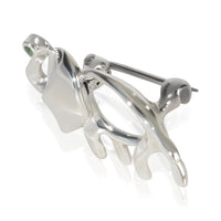 Tiffany & Co. Sterling Silver Tsavorite Save The Wild Elephant Brooch sv