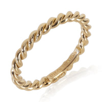 Tiffany & Co. Yellow Gold  Twisted Rope Band bv
