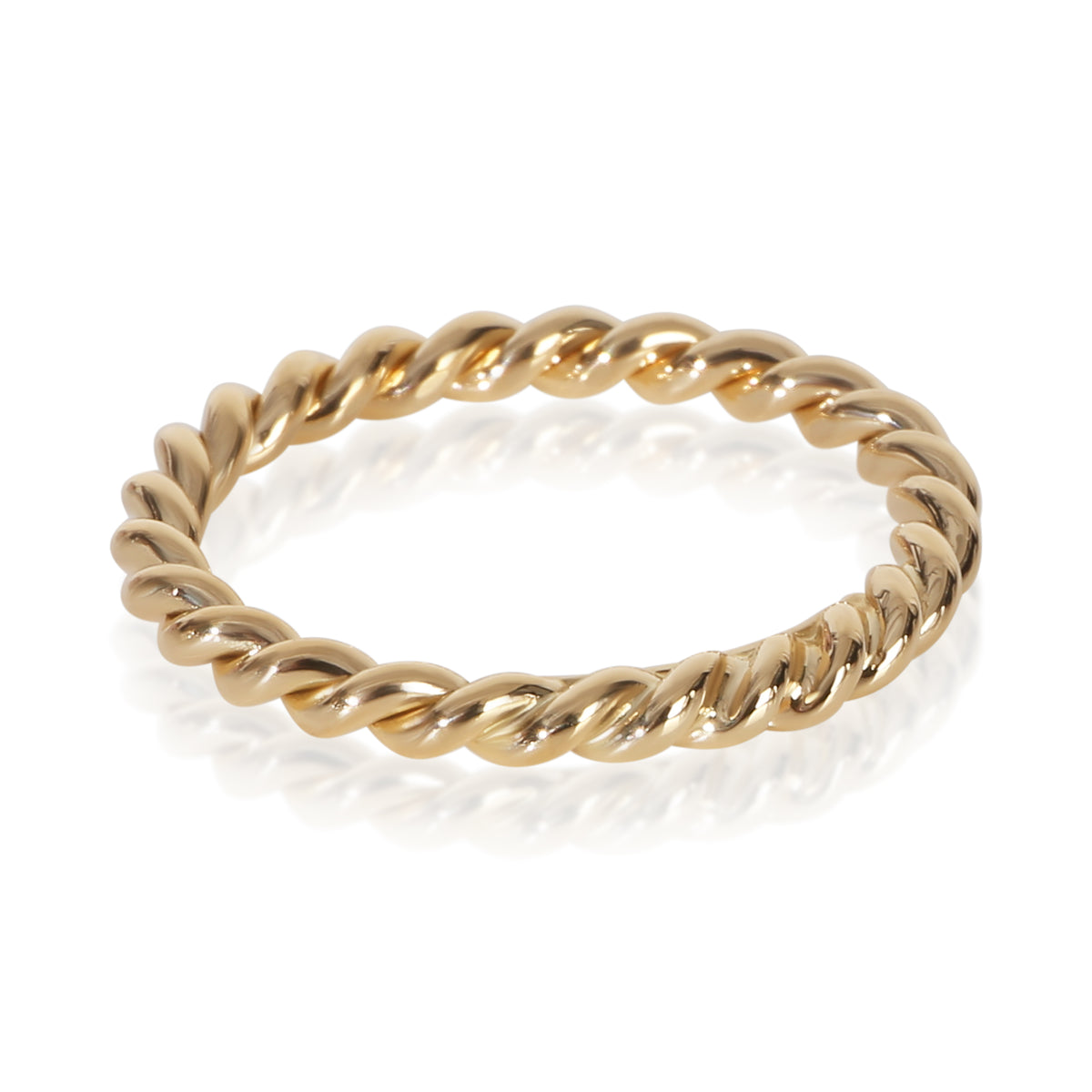 Tiffany & Co. Yellow Gold  Twisted Rope Band pv
