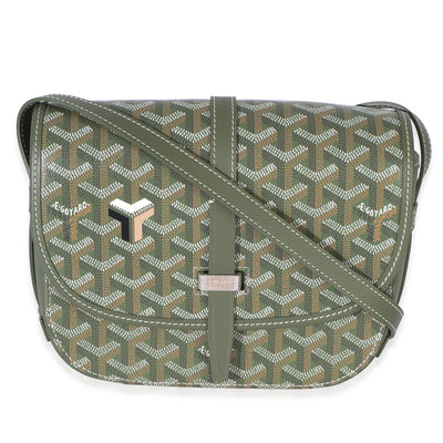 Goyard Khaki ine Canvas Belvedere II PM Handbag id