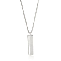 Tiffany & Co. Sterling Silver  1837 Bar Pendant
