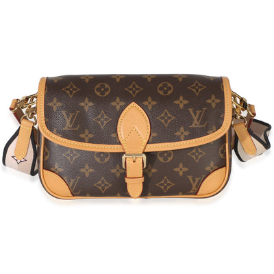 Louis Vuitton Black Monogram Canvas Diane Handbag fv
