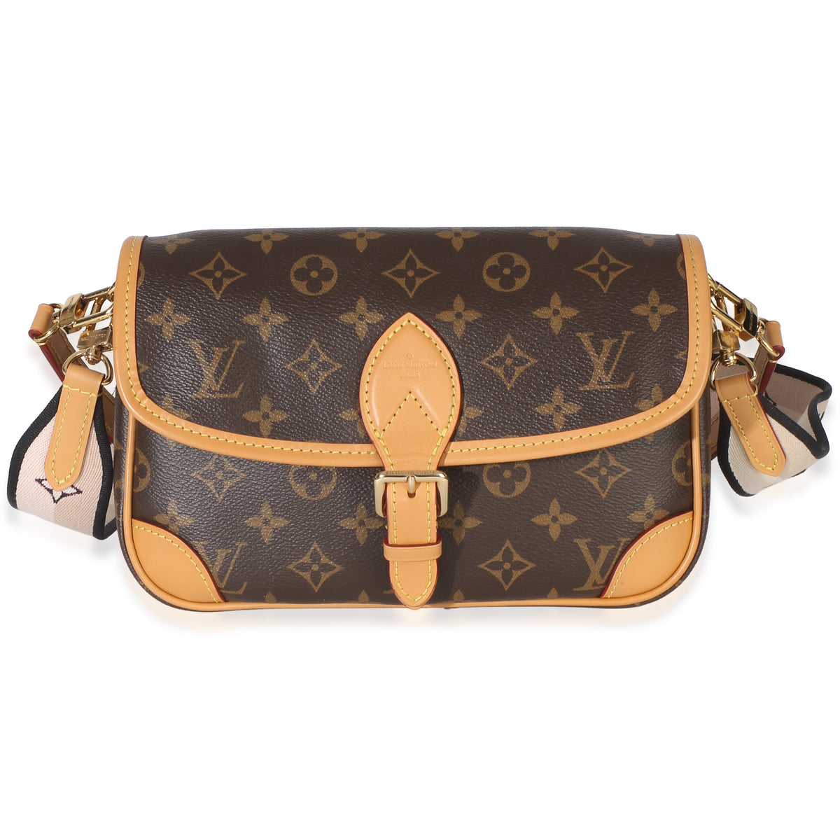 Louis Vuitton Black Monogram Canvas Diane Handbag fv
