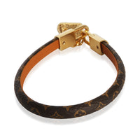 Louis Vuitton Gold Plated  Monogram Canvas Alma Bracelet pv