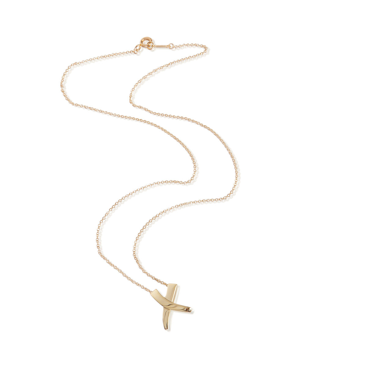 Tiffany & Co. Yellow Gold  Paloma Picasso Grafitti X Pendant pv