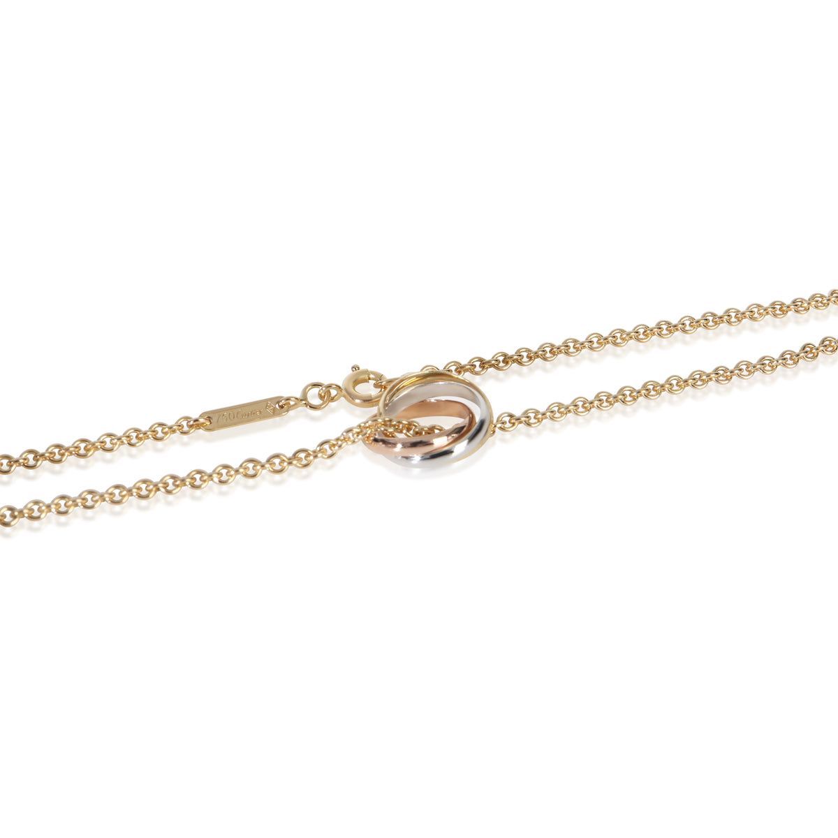 Cartier 3 Tone Gold  Vintage Trinity Pendant sv