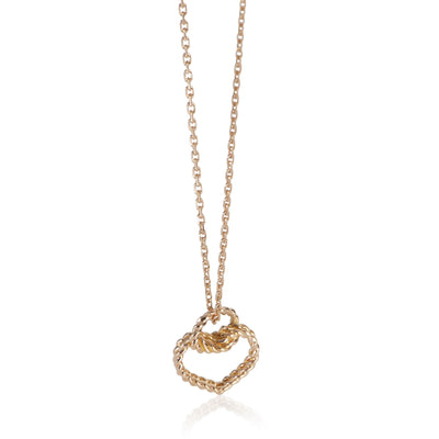 Cartier Rose Gold  Torta Pendant fv