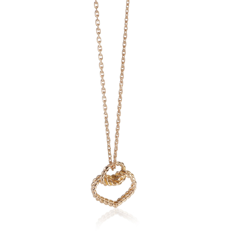 Cartier Rose Gold  Torta Pendant fv
