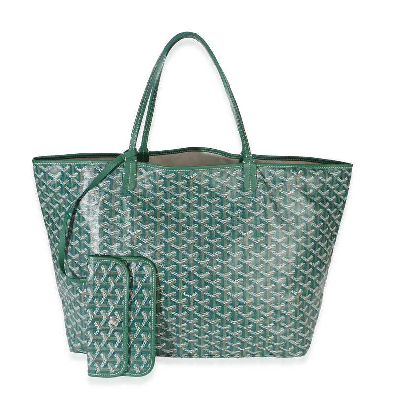 Goyard Green ine Canvas Saint Louis GM Handbag id